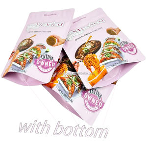 Sacs d'emballage pour épices 250g 500g 1kg, personnalisables, recyclables, réutilisables, sachets à fond plat pour assaisonnements - Product Image 4