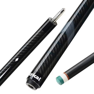 Taco de billar de fibra de carbono premium <span class=keywords><strong>CRICAL</strong></span> con tecnología 1/2 Hit, estilo chino para bolas 8 y 9, varilla privada de 12.5mm - Product Image 1