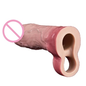 Juguetes Sexuales Eróticos de Larga Duración para la Eyaculación Precoz, Alargador de Pene, Masajeador Vibrador, Fundas Extensoras de Pene - Product Image 4