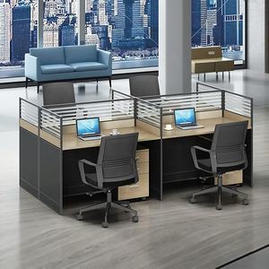 <span class=keywords><strong>Bureau</strong></span> de travail moderne et élégant convertible pour le personnel, poste de travail en open space, <span class=keywords><strong>bureau</strong></span> dans un immeuble de bureaux moderne, table de travail pour le personnel - Product Image 1