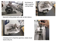 Machine de découpe métallographique de précision à basse vitesse DS-600, découpeuse d'échantillons métalliques, équipement de découpe d'échantillons métallographiques pour laboratoire