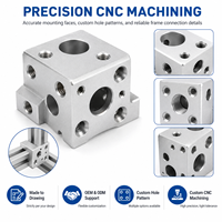 Connecteur de profil en aluminium CNC sur mesure pour cadre d'extrusion en aluminium à fente en T et automatisation industrielle