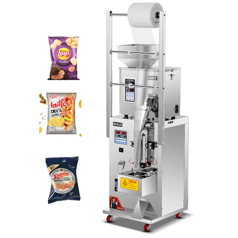 Machine d'emballage automatique multifonctionnelle pour granulés de poudre engrais et bonbons bibelots pochettes matériel alimentaire stockage de vis