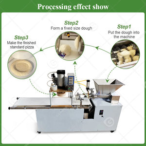 Máquina Automática para Hacer Bases de Pizza de Diferentes Formas, Línea de Producción de Bases, Ingredientes y Queso - Product Image 5