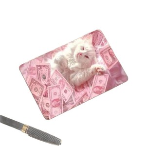 Linda Funda <span class=keywords><strong>para</strong></span> Tarjeta de Crédito con Imagen Personalizada, Icono <span class=keywords><strong>para</strong></span> Tarjeta Bancaria, Tarjeta de Metro, Adhesivo Decorativo <span class=keywords><strong>para</strong></span> Tarjeta de Débito/Crédito con Diseño de Gato Rosa - Product Image 2
