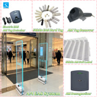 SUN LEADER Sistema Antirrobo Acústico Magnético EAS, Desactivador de Etiquetas de Seguridad, Alarma de Luz y Sonido para Protección
