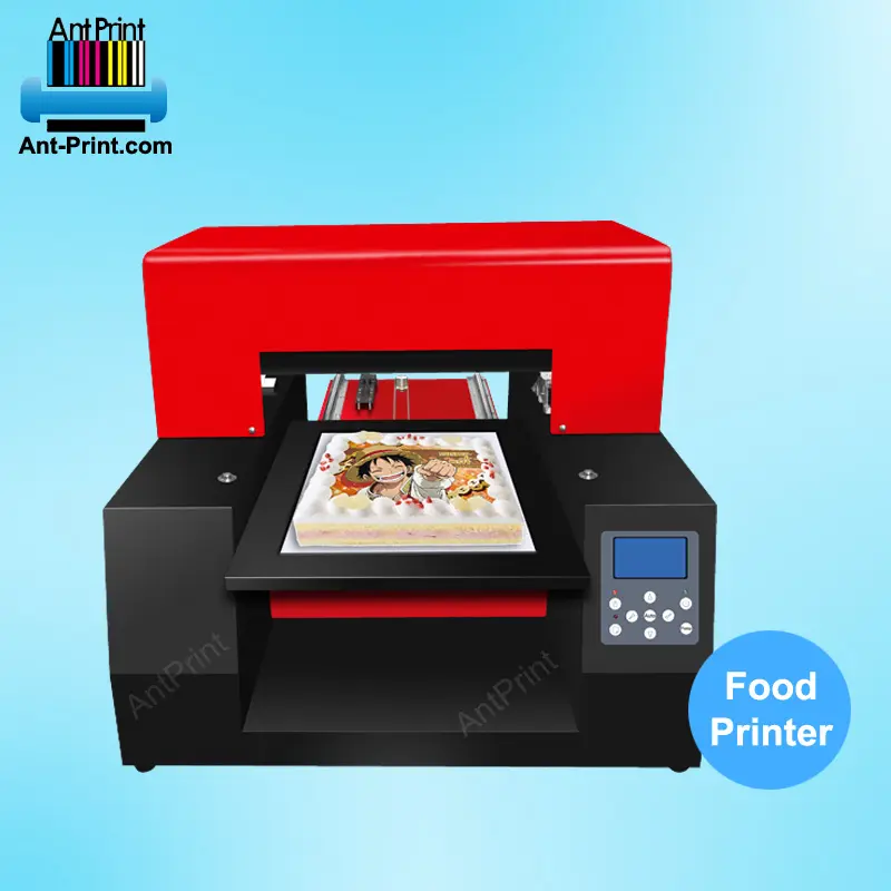 Ant print Professional direkt auf Kuchen drucker Kuchen dekorations maschine Flach bett essbare Drucker zum Dekorieren von Kuchen