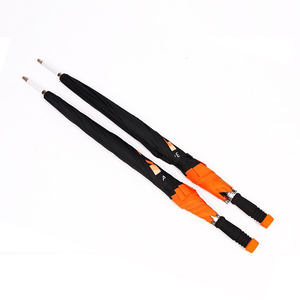 Logo personnalisé Orange 30 pouces 8k <span class=keywords><strong>parapluie</strong></span> de Golf coupe-vent hommes <span class=keywords><strong>parapluie</strong></span> de Golf avec Logo imprimé poignée EVA pour hommes - Product Image 4