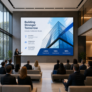 High Performance Indoor LED <b>Display</b> Screen 500x500mm Cabinet Digital LED Video <b>Wall</b> for Events Conference Advertising YLJ1.5 - Product Image 1