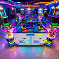 Machine de jeu de pêche multijoueur pour enfants, console d'arcade avec cabinet métallique, jeu de loterie et de divertissement