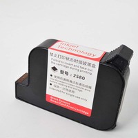 Remplacement de cartouche d'encre de carte à puce noire à séchage rapide 2580 2588 + FOL13B 42ML pour imprimante Domino portable TIJ 2.5