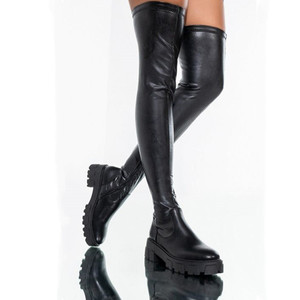 Encuentre el mejor fabricante de botas plataforma negras y botas plataforma  negras para el mercado de hablantes de spanish en alibaba.com