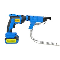 Pistola de Clavos Inalámbrica KQ-821045, Máquina Automática Portátil para Trabajar la Madera, Destornillador sin Escobillas para Techos, Máquina Profesional para Atornillar