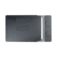 Funda para Portátil 4 en 1 de Cuero y Fieltro con Cargador Inalámbrico de 15W, Logotipo Personalizado, Estuche para Portátil de Fábrica, Cargador 4 en 1