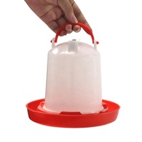 Nouveau Distributeur et Abreuvoir Manuel en PE de 1,5 kg pour Poulets, Facile à Utiliser, Vente Directe Usine pour l'Alimentation de la Volaille