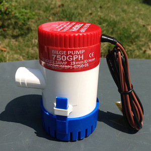 Bilge <b>Pump</b> 350 500 750 1100 Gph <b>12V</b> 24V DC Marine Boat Water <b>Pump</b> With Hose And Wire For Boat Use - Product Image 4