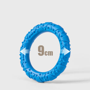 Trois couleurs TPR Pull Ring Dog Toy Conception interactive écologique pour l'auto-divertissement de <span class=keywords><strong>dentition</strong></span> Soulagement de l'ennui Style mignon - Product Image 5