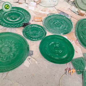 Pas d'anneau de <span class=keywords><strong>fer</strong></span> Fiber moule plafond décoration corniche plus de Styles coin bon prix gypse moule - Product Image 5