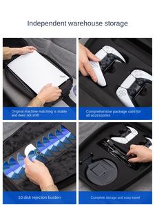 Nouvelle tendance <span class=keywords><strong>ps5</strong></span> console sac de rangement play station5 console de jeu organisateur étui rigide EVA <span class=keywords><strong>coque</strong></span> dure étui à bandoulière - Product Image 2
