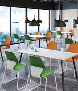 Chaise de réunion de luxe moderne pour le bureau et l'université Chaise de visiteur empilable avec un design élégant - Product Image 3