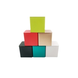 Wholesale square Tea Container Tin Gift Box Packaging Metal Tin Box for Cookies