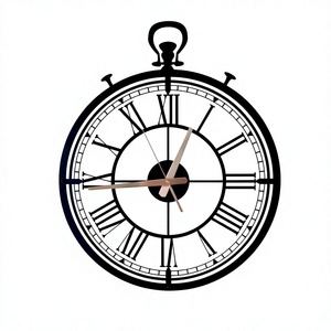 Modern Design Single Face <b>Digital</b> 30mm Thick Plate <b>Wall</b> <b>Clock</b> Antique Style Mosaic Glass Hanging Battery Powered Living Room - Product Image 1