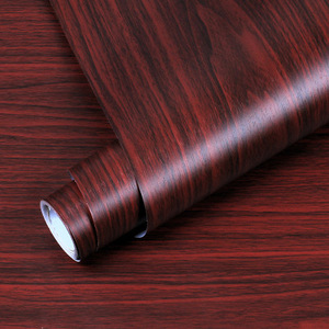 Rollo de Película Decorativa de PVC con Grano de Madera Moderno para Muebles y Uso Hotelero, Prensado al Vacío, Impermeable y Resistente <span class=keywords><strong>a</strong></span> los Arañazos - Product Image 1