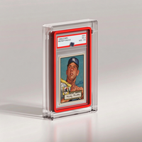 Étui de présentation en acrylique magnétique pour cartes de collection gradées PSA/BGS avec protection UV