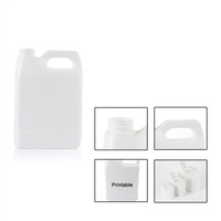 Bouteille en plastique HDPE en gros avec bouchon à vis, couleur personnalisée, conteneur vide pour liquides chimiques, flacon de détergent ménager
