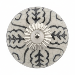 Poignées de porte en céramique artisanales, décoratives et durables, pour armoires et tiroirs - Product Image 1