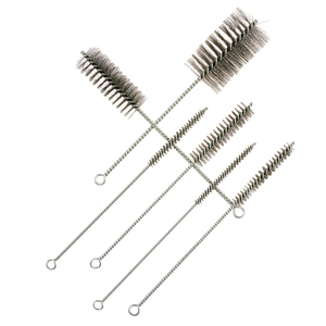 304 Edelstahl-Strohhalm-Bürste mit Nylonborsten Reinigungsbürste Kann zum Reinigen von Reagenzgläsern, Flaschen, Tastaturen usw. Verwendet Werden - Product Image 4