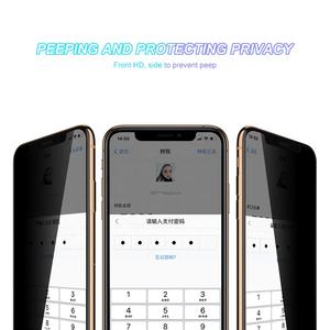 10D Anti Spy กระจกนิรภัย,สำหรับ <span class=keywords><strong>iPhone</strong></span> 12 Mini 11 Pro XS Max X XR ตัวป้องกันหน้าจอเพื่อความเป็นส่วนตัว <span class=keywords><strong>iPhone</strong></span> 7 8 6 6S Plus <span class=keywords><strong>SE</strong></span> <span class=keywords><strong>2020</strong></span>กระจก1 - Product Image 3