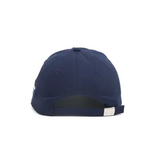 Individuelle Stickerei Logo Dad-Hut für Damen 6 Panel unstrukturierte Baseballkappe einstellbare Größe mit Metallverschluss-Buckle