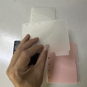 Широкие черные розовые матовые конверты А7 для наличных денег, 4 вкладки, 2 карманные конверты без молнии, конверты для денег с вкладышами, бюджетные конверты, разделители - Product Image 3