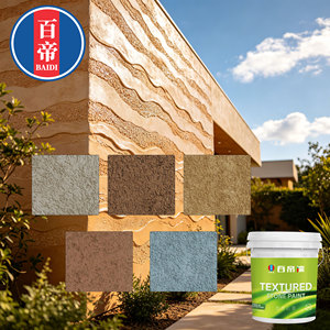 Peinture murale acrylique haute élasticité pour extérieur, effet stuc, peinture texturée pour <span class=keywords><strong>maison</strong></span> - Product Image 4