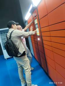 Livraison intérieure et extérieure <span class=keywords><strong>24H</strong></span> Self-service IOT QR Code Smart Parcel Delivery Locker 15.6/21.5 Inch - Product Image 6