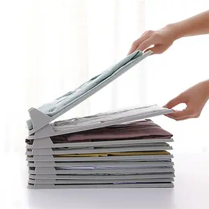 Carpeta organizadora de ropa rápida para el hogar, plegable, ahorro de tiempo, plegable, carpeta de conferencia, precio barato, venta al por mayor