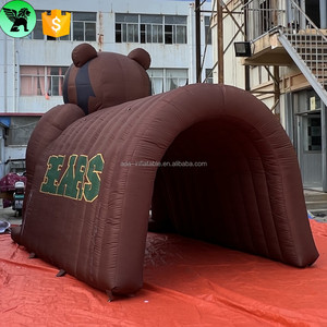 Túnel de entrada de oso inflable, decoración de animales personalizada para eventos gigantes, oso inflable de dibujos animados para Festival A9940 - Product Image 2