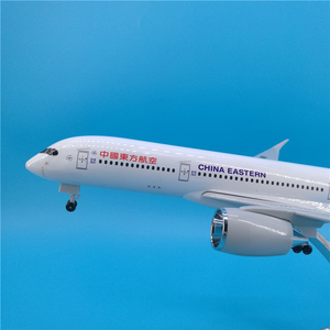 เครื่องบินจำลอง China Eastern Airlines ขนาด 37 ซม. พร้อมกล่องของขวัญ รุ่น Airbus <span class=keywords><strong>A350</strong></span> 1/180 ทำจากเรซิ่น ไดแคสต์ ปรับแต่งได้ พร้อมฐานตั้งโชว์ - Product Image 2