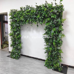 ฉากหลังผนังดอกไม้ผ้าไหมม้วนคุณภาพสูง ยอดนิยม 3 มิติ 5 มิติ ต้นไม้ประดิษฐ์ ผนังดอกไม้ - Product Image 5