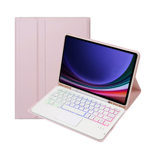 <span class=keywords><strong>Teclado</strong></span> con funda protectora para Samsung <span class=keywords><strong>Tab</strong></span> S7 11 "T870/T875/<span class=keywords><strong>S8</strong></span> 11" X700/X706, funda con <span class=keywords><strong>teclado</strong></span> inalámbrico retroiluminado Trackpad - Product Image 2