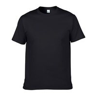 T-shirt en coton tricoté 100 % uni à manches courtes, écologique, respirant, 180 g, design décontracté, pour uniformes de classe et équipes masculines