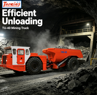 souterraine de transport de moteur diesel pour la capacité de charge minière souterraine métallique 40 tonnes de camion minier