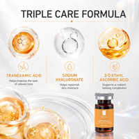 Sérum Ampoule Visage DRHG à l'Acide Tranexamique Léger, Absorption Rapide, Non Collant, Hydratant, Lot de 5ml, 5 Flacons
