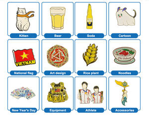 Pin de metal esmaltado personalizado con diseño de payaso con sombrero de copa retro, para recuerdo del Greatest <span class=keywords><strong>Showman</strong></span> - Product Image 6