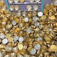 Boîtes en fer blanc rondes de 50g de haute qualité OEM avec couvercle à vis, impression personnalisée pour usage médical