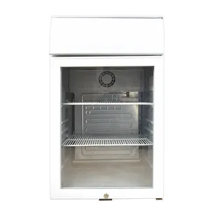 台面饮料冷却器玻璃门冰箱84L