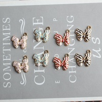 Bowknot émail alliage petit pendentif bricolage boutique bijoux accessoires