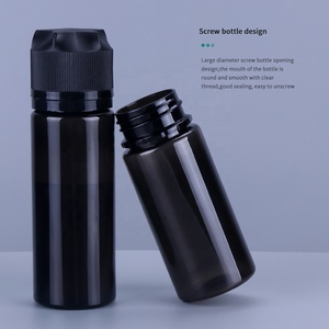 120ml PET Black Plastic <b>Bottles</b> With Drip Tips and Childproof Tamper Lid - Product Image 2