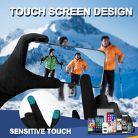 Gants chauffants rechargeables à batterie Dr.Warm, antidérapants, compatibles écrans tactiles, résistants au froid, fins, pour la conduite en moto